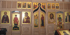 Интерьер храма.