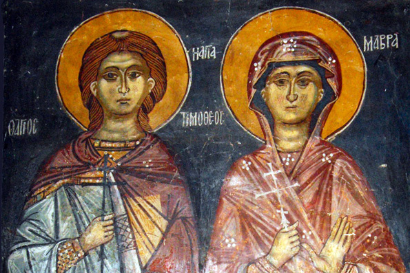 Мученики Тимофей и Мавра Фиваидские (ок. 286 г.)
