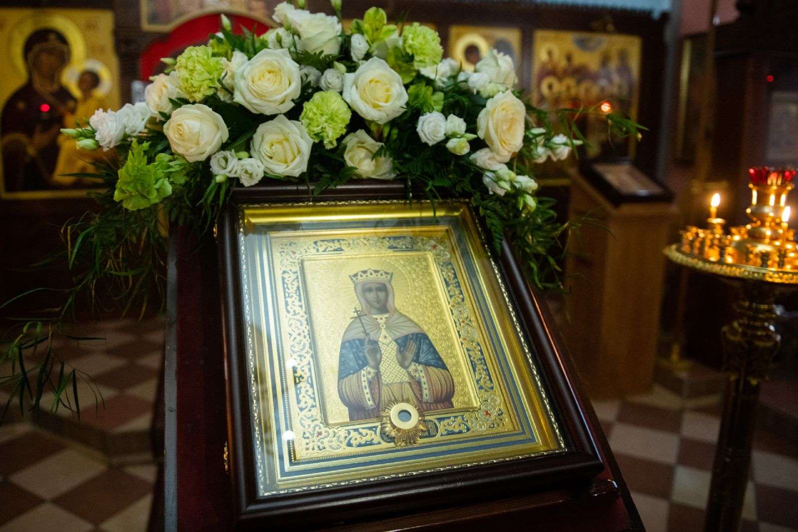 В Кизическом монастыре Казани почтили память святой мученицы Людмилы Чешской