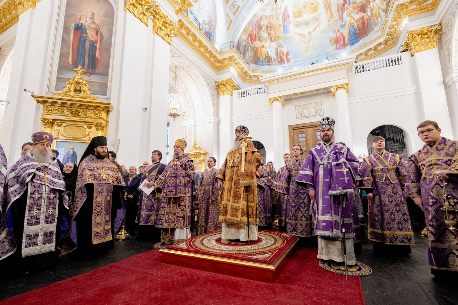 Архипастыри Татарстанской митрополии совершили чин Торжества Православия в Казанском соборе