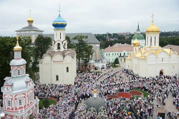Праздник в Сергиевом Посаде отметили более 170 тысяч человек
