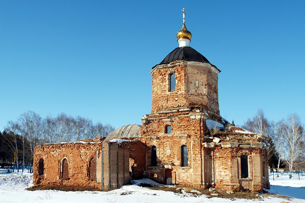 В селе Спасское Бугульминского района восстанавливается храм Вознесения Господня