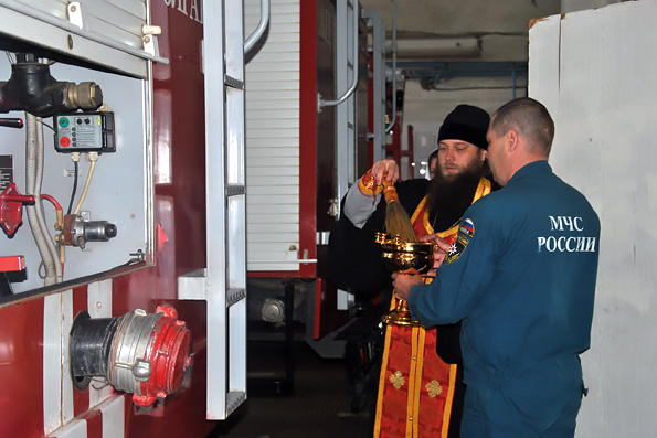 В Болгаре освятили пожарное депо