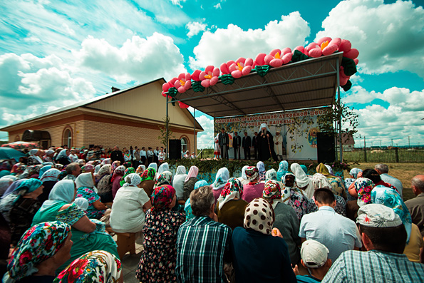 Фестиваль «Троицкие напевы» состоялся при храме преподобного Сергия Радонежского в селе Дрожжаное