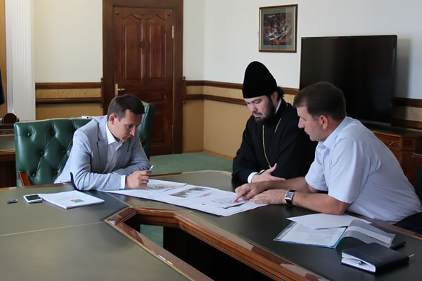 Епископ Мефодий встретился с главой Альметьевского муниципального района