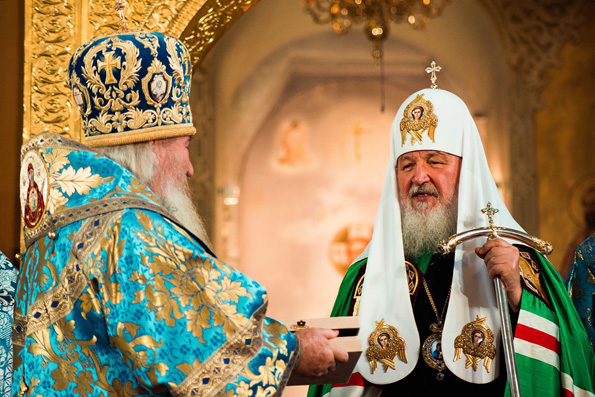 Святейший Патриарх Кирилл выразил благодарность митрополиту Феофану за гостеприимство