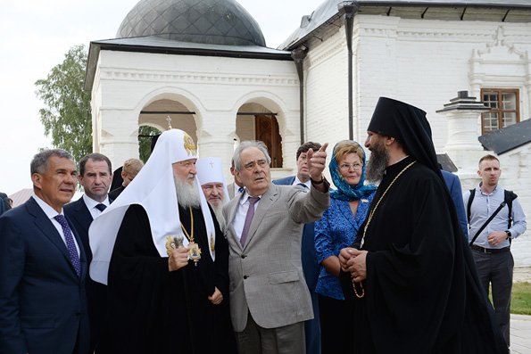 Святейший Патриарх Кирилл посетил Свияжский Богородице-Успенский мужской монастырь
