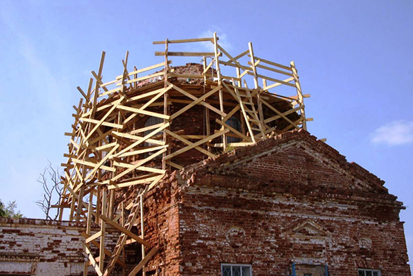 В селе Кураково восстанавливается храм