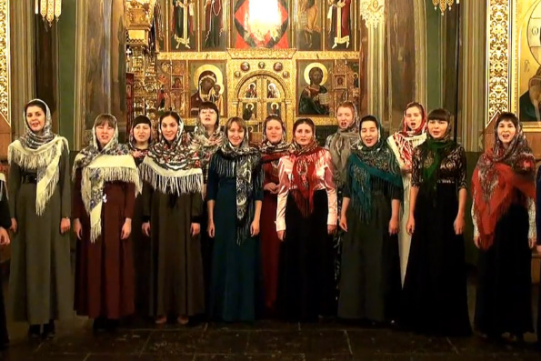 Поздравление с Рождеством Христовым учащихся регентского отделения Казанской семинарии