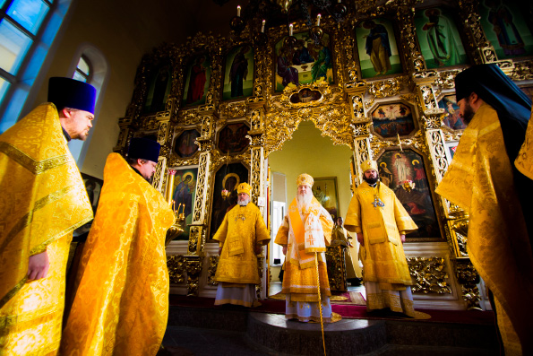 В праздник Собора Казанских святых архипастыри Татарстанской митрополии возглавили торжества в Казанской семинарии