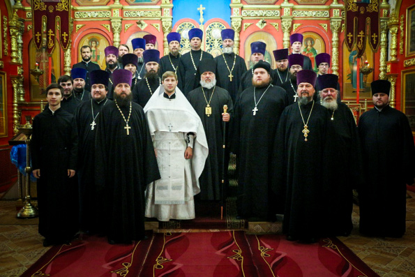 Епископ Пармен совершил хиротонию выпускника магистратуры Казанской православной духовной семинарии