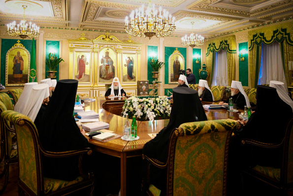В Москве прошло последнее в 2018 году заседание Священного Синода Русской Православной Церкви