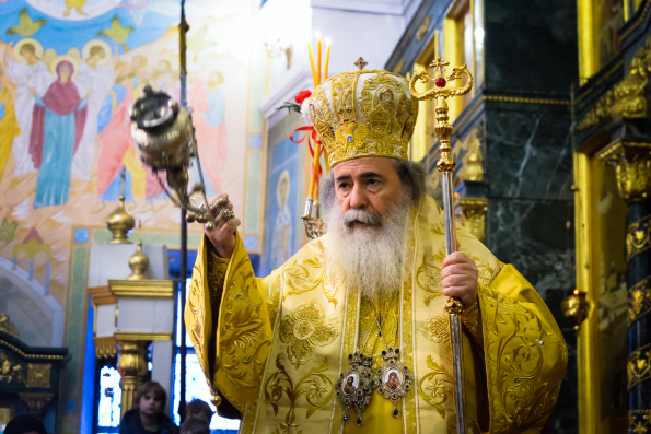 Бог избрал Предстоятеля Украинской Православной Церкви, чтобы преодолеть раскол, — считает Патриарх Иерусалимский