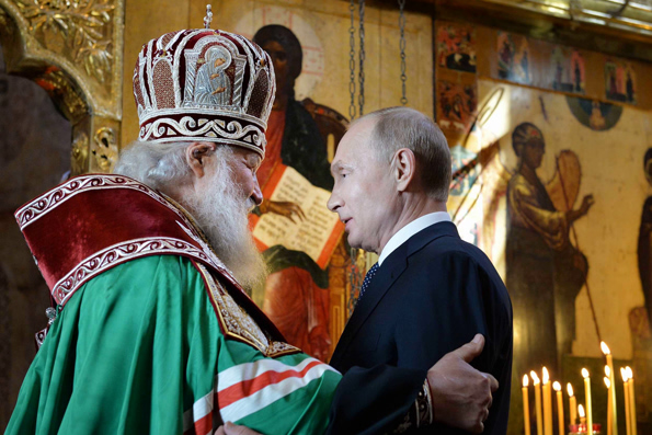 Патриарх Кирилл помолился о «благом правлении» Владимира Путина