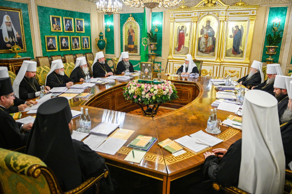 Последнее в уходящем году заседание Священного Синода прошло в Москве