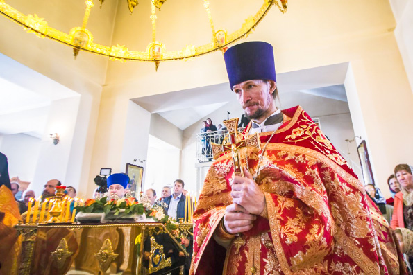 Поздравление митрополита Феофана протоиерею Святославу Мирганиеву с тезоименитством