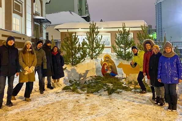 Православная молодежь Казани готовится к Рождеству