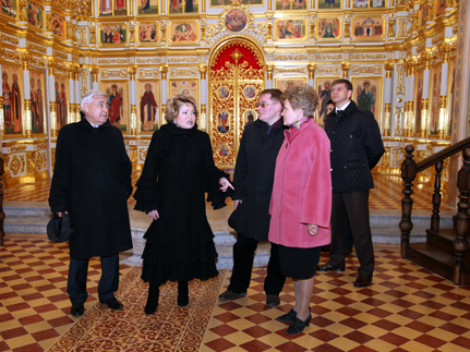 Валентина Матвиенко посетила остров-град Свияжск (фото)