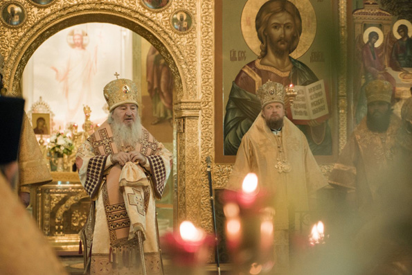 Митрополит Казанский и Татарстанский Феофан отметил юбилей архиерейской хиротонии