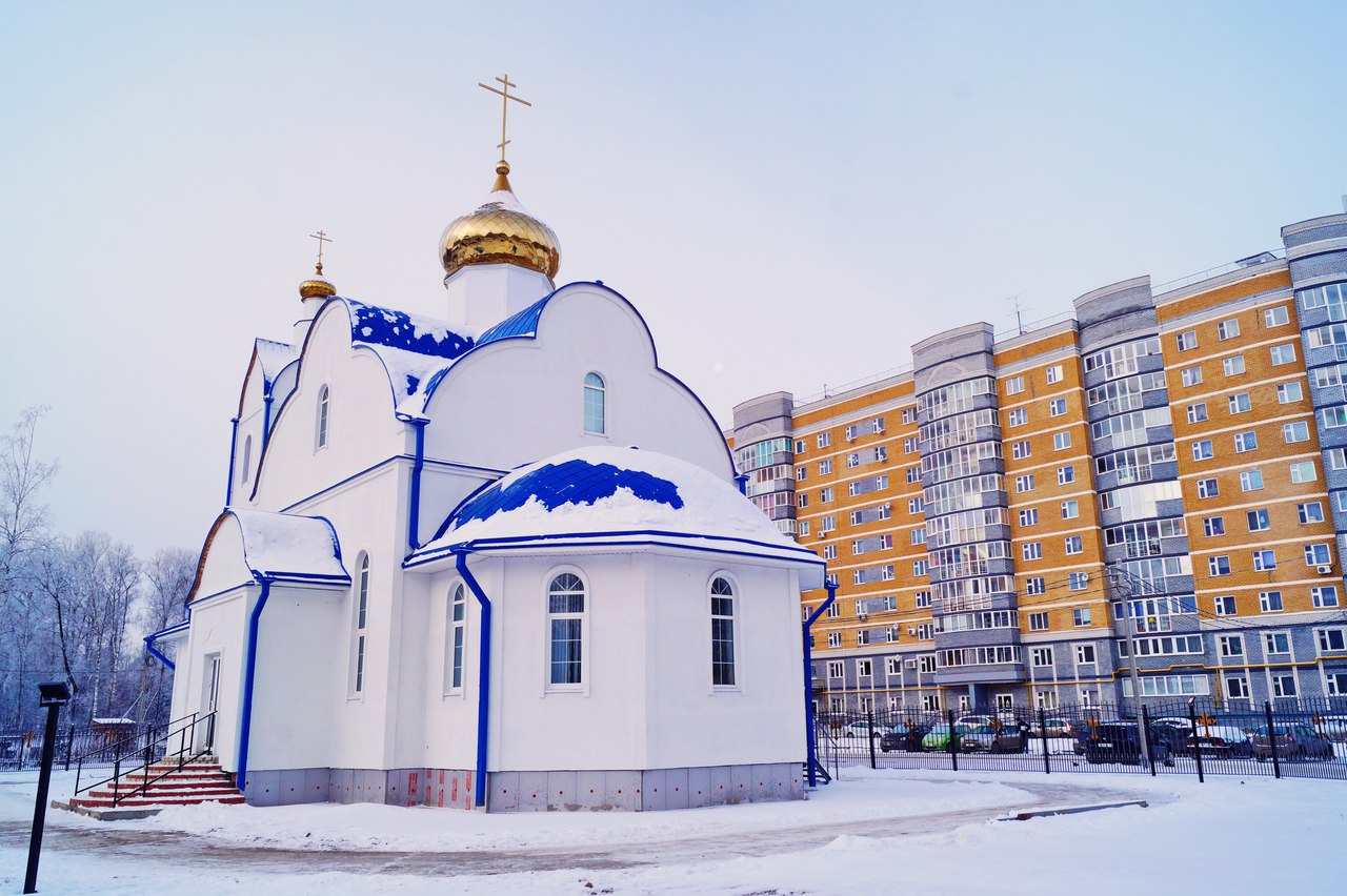 Первое богослужение в Никольском храме Зеленодольска