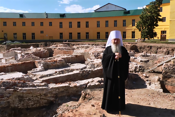 Видеообращение митрополита Феофана по случаю воссоздания Казанского собора