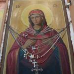 Водосвятный молебен перед чудотворной иконой Божьей матери 
