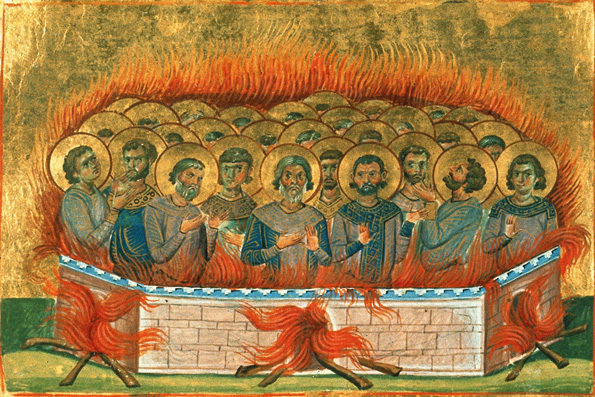 Мученики Аттик, Агапий, Евдоксий, Катерий, Истукарий, Пактовий, Никтополион Севастийские и дружина их (ок. 320 г.)