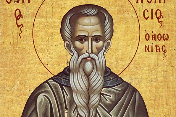 Преподобный Афанасий Афонский (1000 г.)