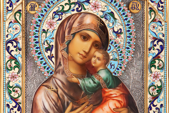 Чухломская (Галичская) икона Божией Матери (1350 г.)