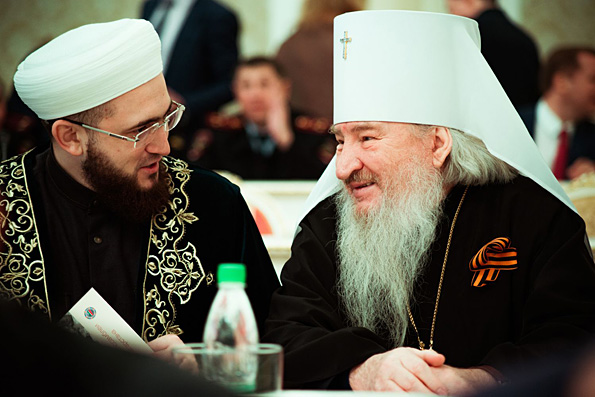 Поздравление главы Татарстанской митрополии муфтию РТ Камилю Самигуллину с праздником Курбан-байрам