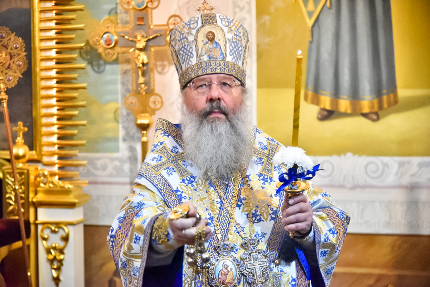 В канун Недели 27-й по Пятидесятнице митрополит Кирилл совершил всенощное бдение в Никольском кафедральном соборе Оренбурга