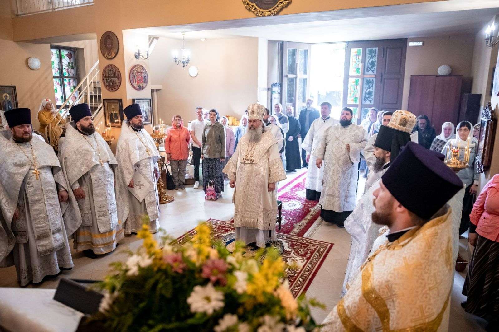 В праздник обретения мощей святителя Алексия Московского митрополит Кирилл совершил Литургию на архиерейском подворье Московских святителей города Казани