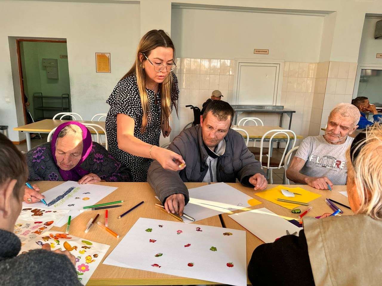 Добровольцы службы помощи «Милосердие — Казань» навестили постояльцев центра социальной адаптации