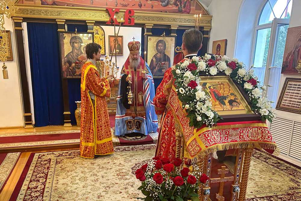 Накануне дня Усекновения главы Иоанна Предтечи митрополит Кирилл совершил всенощное бдение в Успенском монастыре Оренбурга