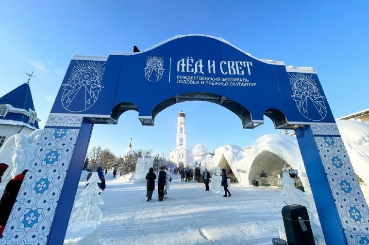 В Раифском монастыре пройдёт Рождественский фестиваль ледовых и снежных скульптур «Лёд и свет»