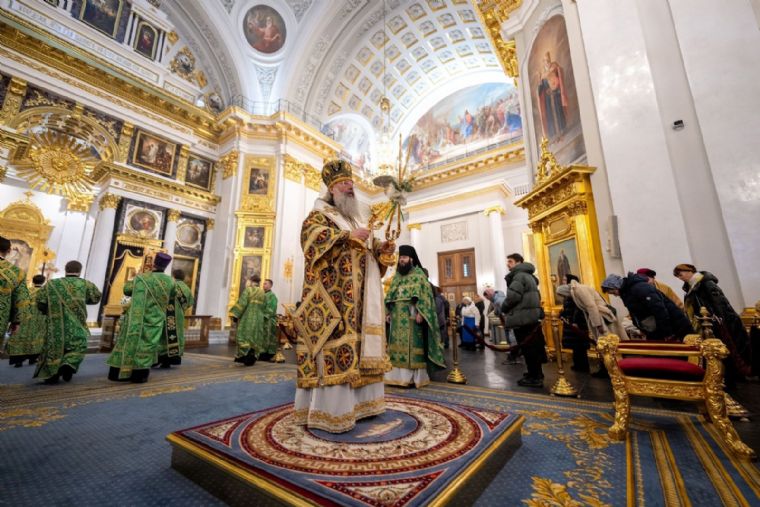 Митрополит Кирилл совершит молебен на новолетие в Казанском соборе