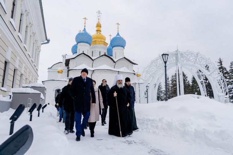 Президент Республики Сербской Милорад Додик посетил Благовещенский собор Казанского кремля