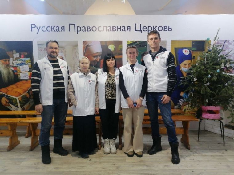 Сотрудники и добровольцы службы «Милосердие – Казань» оказывают помощь жителям Северодонецка, Мариуполя, Курска