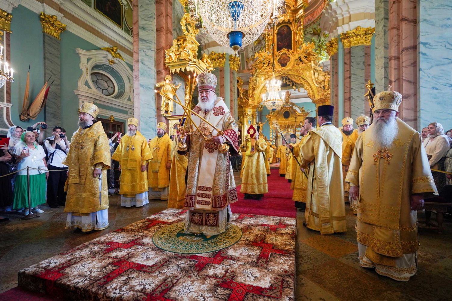 Патриаршая проповедь в день памяти первоверховных апостолов Петра и Павла после Литургии в соборе Петропавловской крепости Санкт-Петербурга