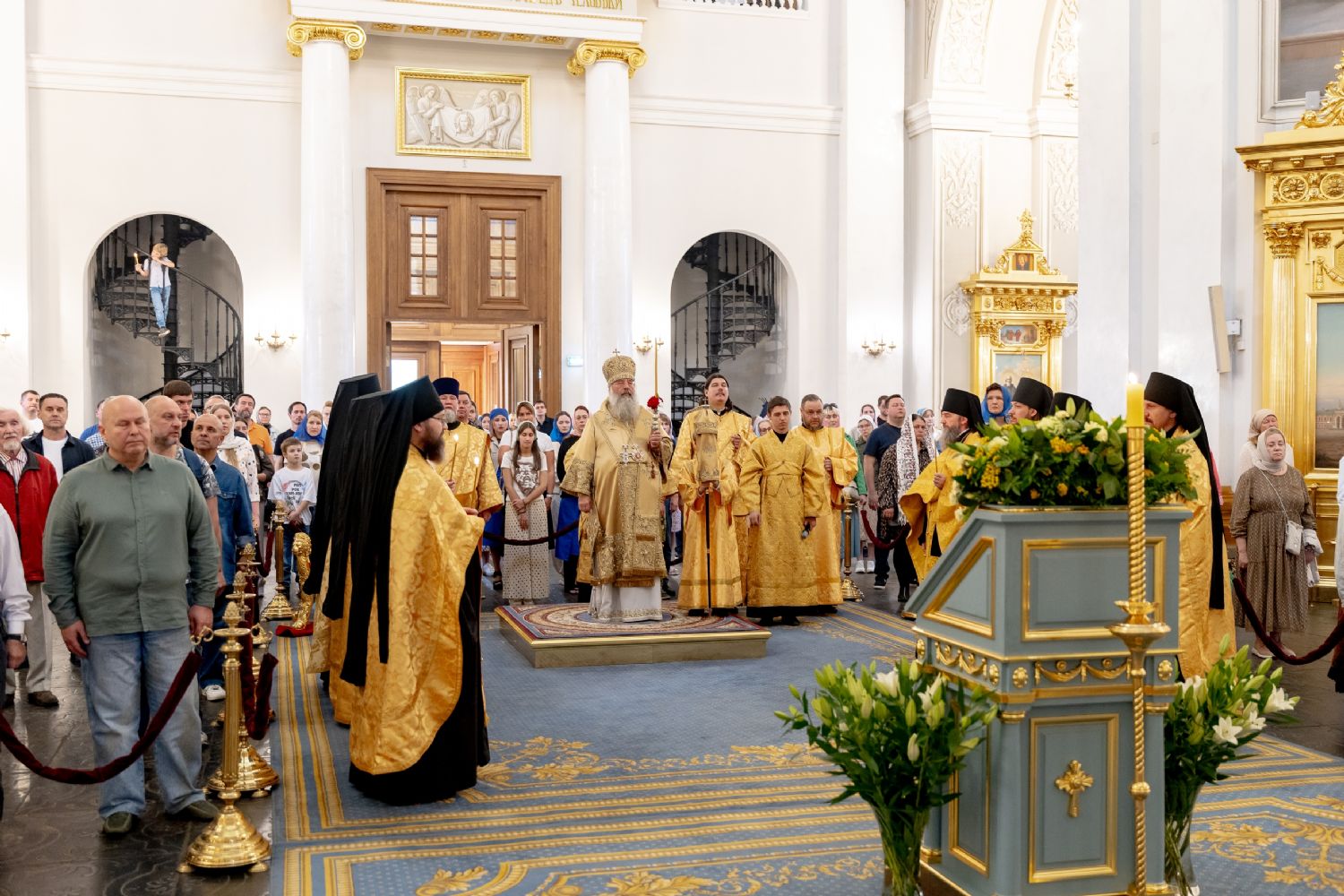 В канун Недели 10-й по Пятидесятнице митрополит Кирилл совершил всенощное бдение в Казанском кафедральном соборе