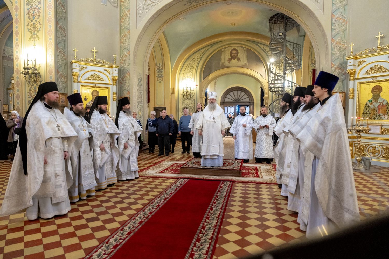В праздник Собора Иоанна Крестителя митрополит Кирилл совершил Литургию в Иоанно-Предтеченском монастыре в Свияжске
