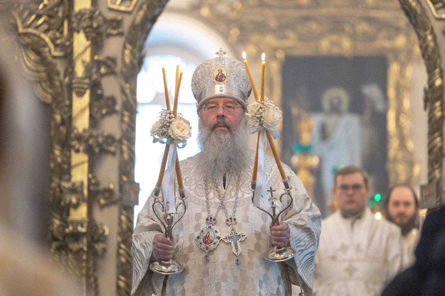 В Неделю 33-ю по Пятидесятнице митрополит Кирилл совершил Литургию в Раифском Богородицком монастыре