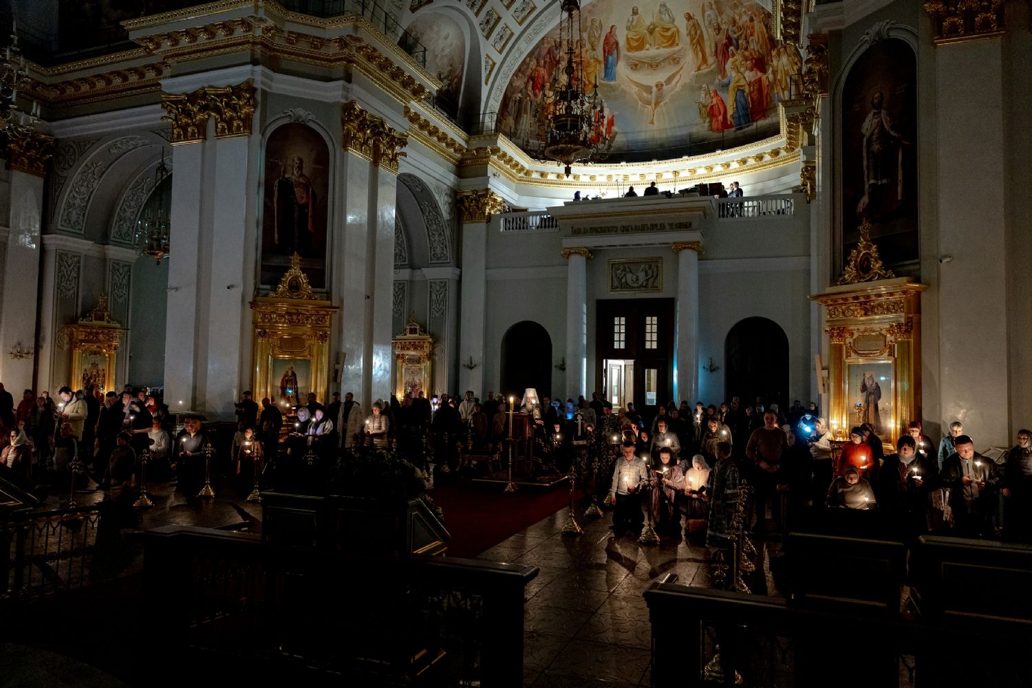 В понедельник первой седмицы Великого поста митрополит Кирилл совершил повечерие с чтением канона Андрея Критского в Казанском кафедральном соборе