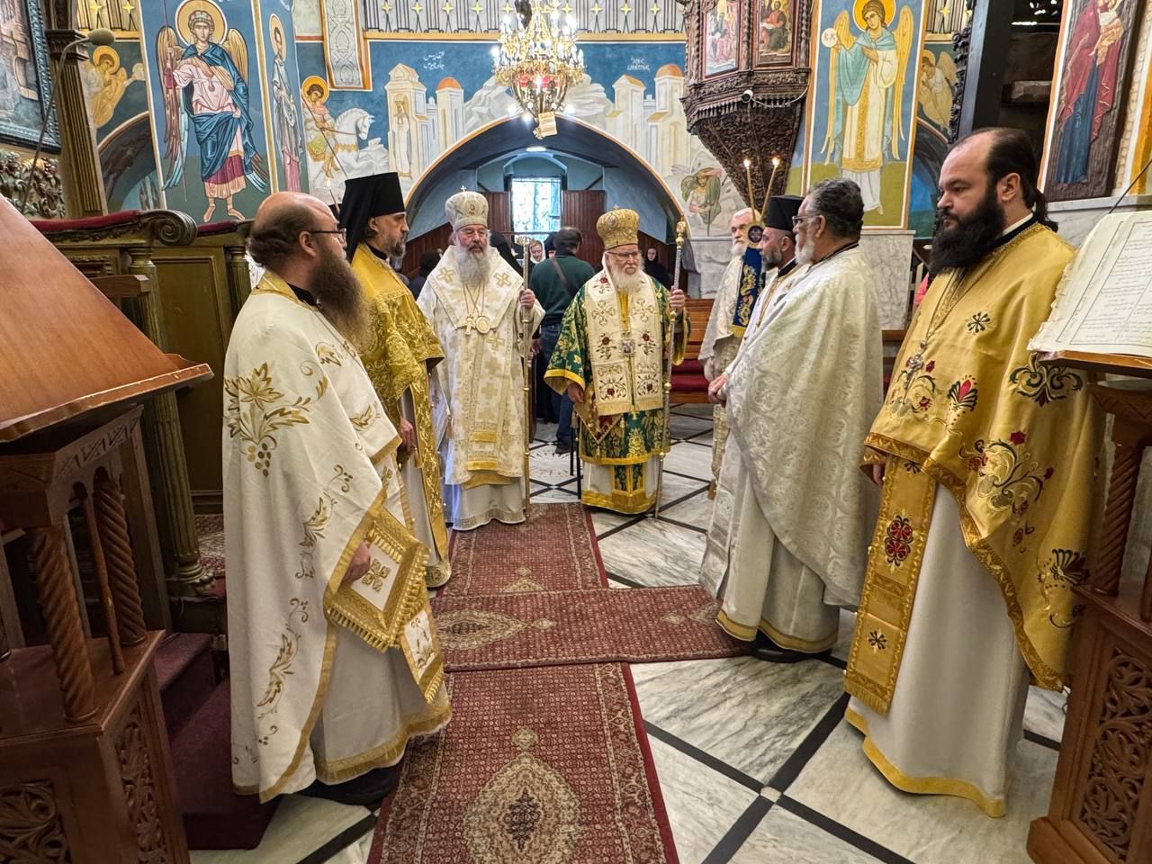 Митрополит Кирилл совершил Литургию в храме Благовещения Пресвятой Богородицы в Назарете