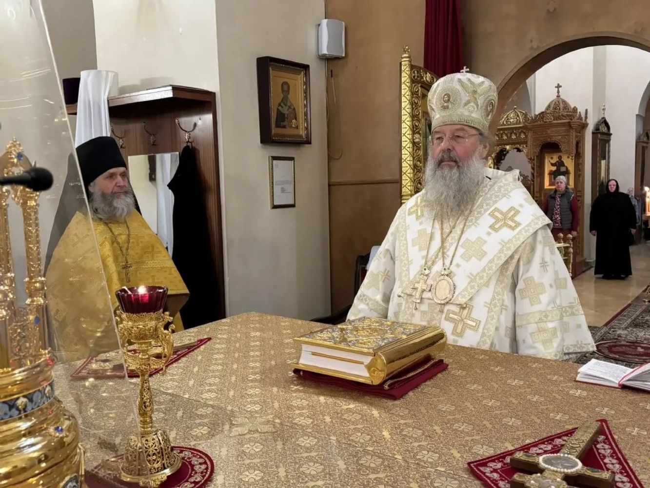 В праздник блаженной Ксении Петербургской митрополит Кирилл совершил Литургию в Горненском монастыре в Иерусалиме