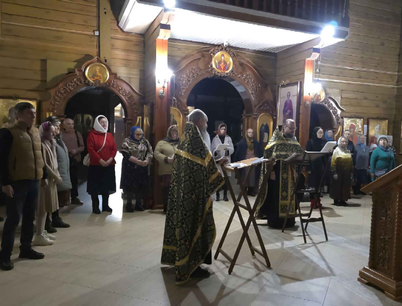 В храме Рождества Христовом совершён очередной молебен о русском воинстве