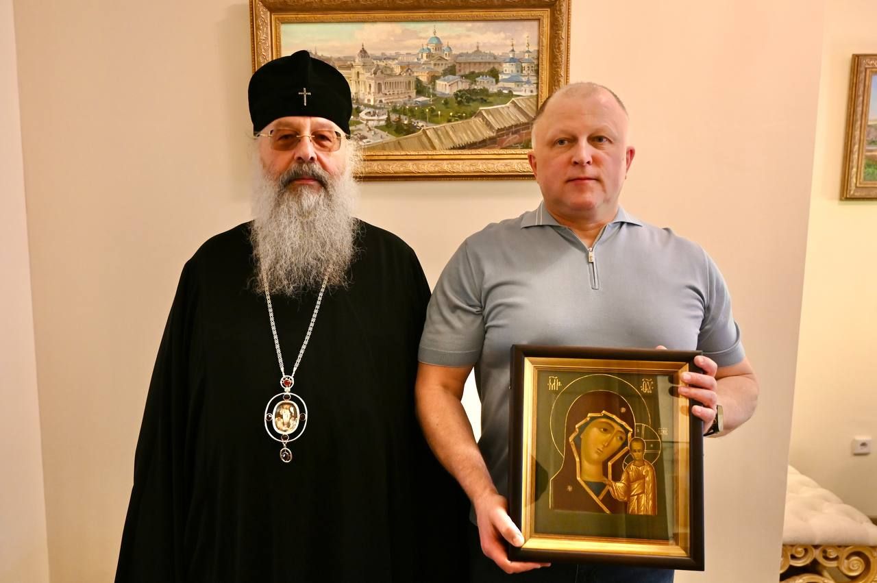 Казанский Богородицкий монастырь посетил заместитель Министра внутренних дел РФ генерал-лейтенант полиции Андрей Курносенко
