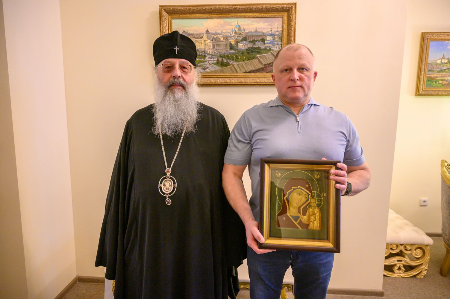 Казанский Богородицкий монастырь посетил заместитель Министра внутренних дел РФ генерал-лейтенант полиции Андрей Курносенко