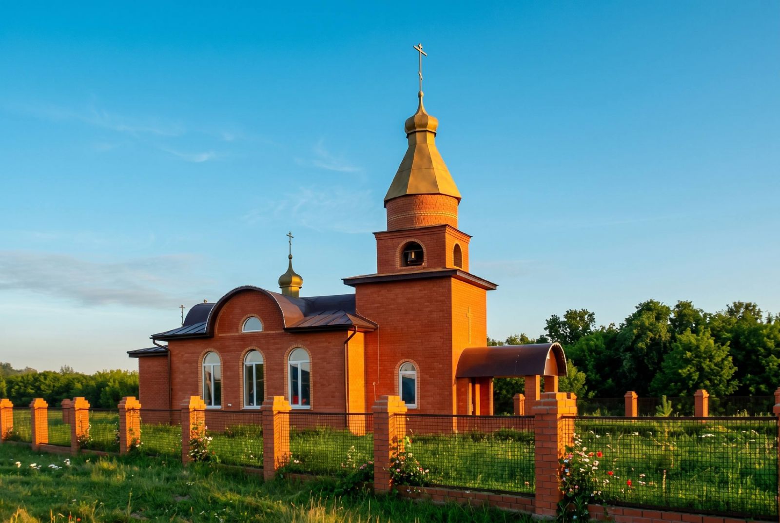 Храм Казанской иконы Божией Матери в Бюрганах