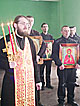 В 3-й исправительной колонии в Пановке был совершен пасхальный молебен с крестным ходом. (фото)